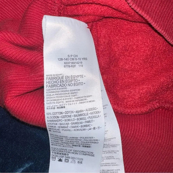 Boys Chenille Batwing Logo Pullover‎ - Picture 9 of 9